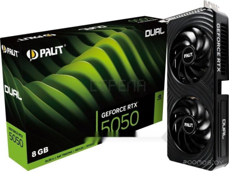 Видеокарта PALIT GeForce RTX 5050 Dual NE65050019P1-GB2070D