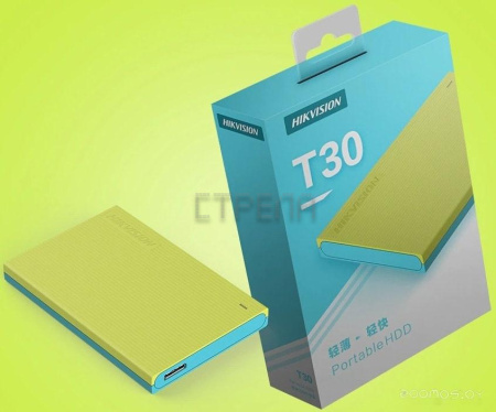 Внешний накопитель Hikvision T30 HS-EHDD-T30(STD)/2T/GREEN/OD 2TB (зеленый)