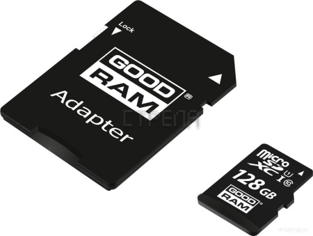 Карта памяти GoodRAM M1AA microSDXC M1AA-1280R12 128GB (с адаптером)