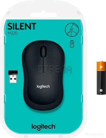 Мышь Logitech B220 Silent (черный)