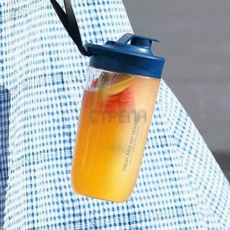 Портативный блендер Deerma DEM-NU06 Blue