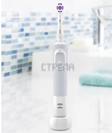 Электрическая зубная щетка Oral-B Vitality 100 3D White D100.413.1 (белый)