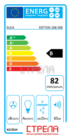 Кухонная вытяжка Elica Stripe Urban Cast Iron/A/90