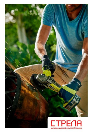 Угловая шлифмашина Ryobi R18AG7-0 (без АКБ)