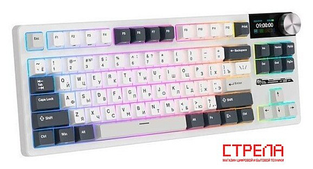 Клавиатура Royal Kludge S85 White Night (RK Cloud)