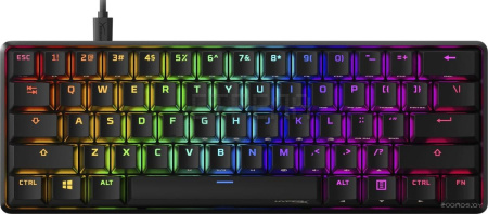 Клавиатура HyperX Alloy Origins 60 (HyperX Red, нет кириллицы)