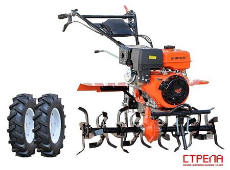 Мотокультиватор бензиновый Skiper SP-1400S (колеса 7.00-12)