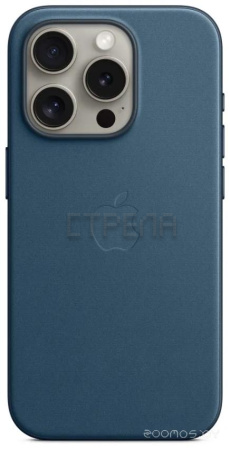 Чехол для телефона Apple MagSafe FineWoven Case для iPhone 15 Pro (тихоокеанский синий)
