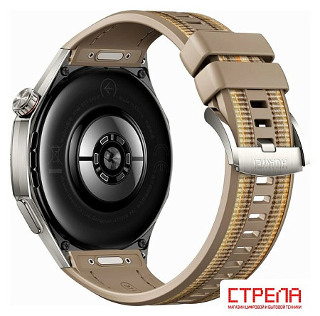 Умные часы Huawei Watch GT 6 Pro 46 мм (серебристый, с коричневым плетеным ремешком, международная версия)
