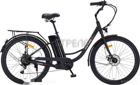 Электровелосипед MyWay Road 1.0 250 26 (17, черный антрацит)
