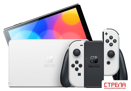 Игровая приставка Nintendo Switch OLED (белый)