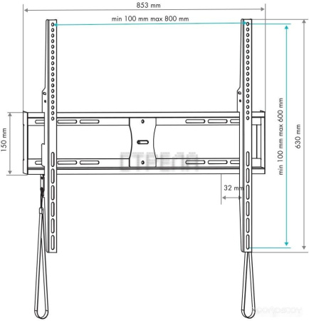 Кронштейн VLK TRENTO-41 (черный)
