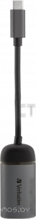 Сетевой адаптер Verbatim USB-C Gigabit Ethernet Adapter 49146