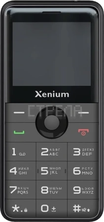 Кнопочный телефон Xenium X700 (черный)