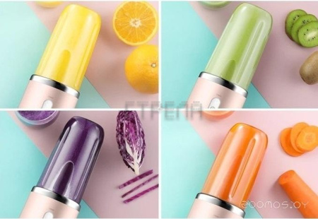 Портативный блендер Deerma DEM-NU05 Pink