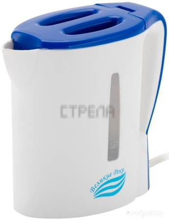 Электрический чайник Великие реки Мая-1 (белый/синий)