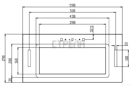 Кухонная вытяжка Schtoff Wanda 60 (черный)