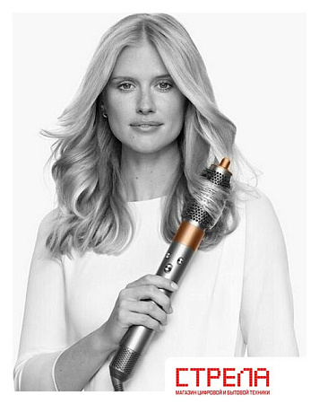 Фен-стайлер Dyson Airwrap Origin HS05 (с переходником на евровилку, никель/медный)