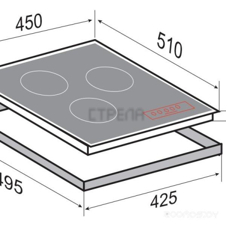 Варочная панель Zigmund & Shtain CI 33.4 B