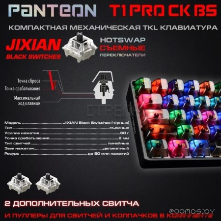 Клавиатура Jet.A Panteon T1 Pro CK BS (черный)