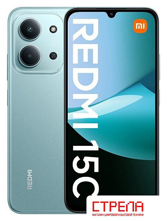 Телефон Xiaomi Redmi 15C 4G 4GB/128GB международная версия (зеленый)