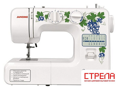 Электромеханическая швейная машина Janome Grape 2016