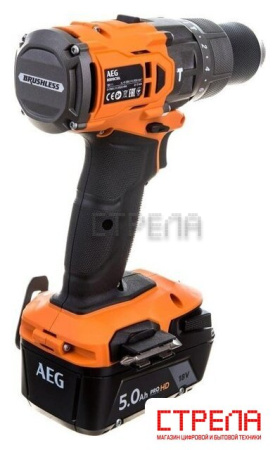 Ударная дрель-шуруповерт AEG Powertools BSB 18C3BL-502C 4935478939 (с 2-мя АКБ 5 Ач, кейс)