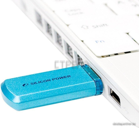 USB Flash Silicon Power Helios 101 Blue 64GB (SP064GBUF2101V1B)