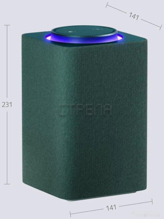 Умная колонка Яндекс Станция Макс (с хабом умного дома Zigbee, зеленый)
