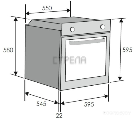 Духовой шкаф Candy FCS 100 X/E1