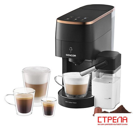 Капсульная кофеварка Sencor SCC 3000BK