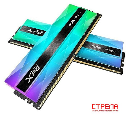 Оперативная память ADATA XPG Lancer Neon RGB 2x16ГБ DDR5 6400 МГц AX5U6400C3216G-DCLANRSG