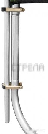 Батут Alpin 4.35 м с защитной сеткой и лестницей