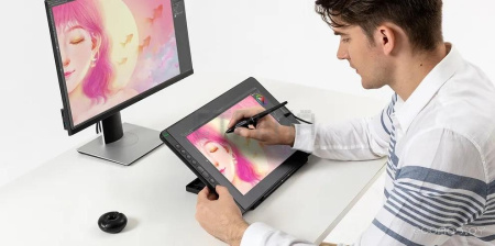 Графический монитор Huion Kamvas 12 (черный)