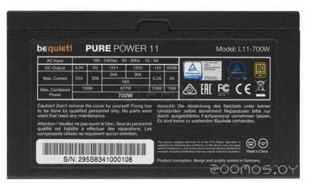 Блок питания be quiet! Pure Power 11 700W BN295