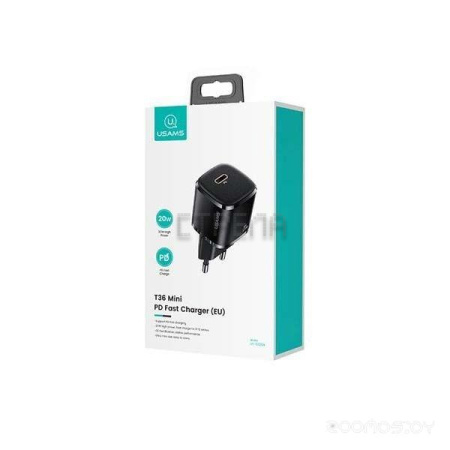 Сетевое зарядное устройство Usams T36 US-CC124 (черный)
