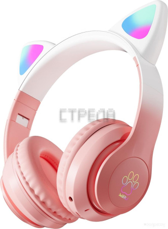 Наушники Miru Cat EP-W10 (розовый)