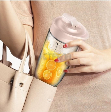 Портативный блендер Deerma DEM-NU05 Pink