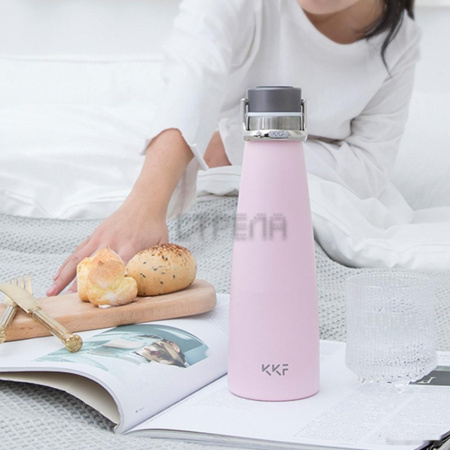 Фляга-термос Kiss Kiss Fish Smart Vacuum Bottle 475мл (розовый)