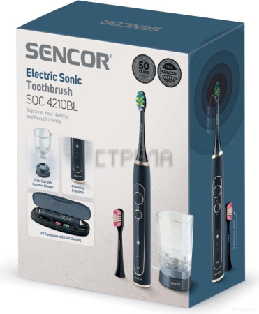 Электрическая зубная щетка Sencor SOC 4210BL