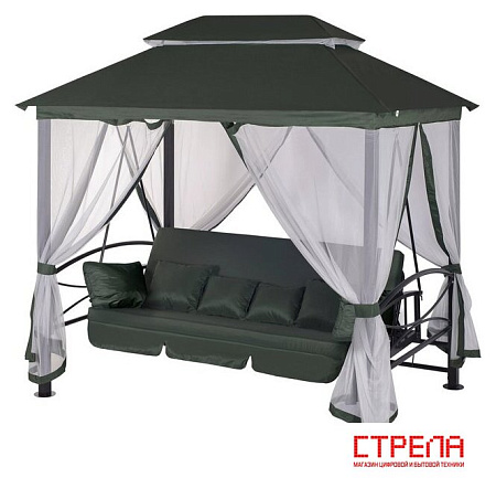 Садовые качели Удачная мебель Пальмира A31BL.T01 (зеленый)