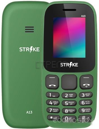 Кнопочный телефон Strike A13 (зеленый)