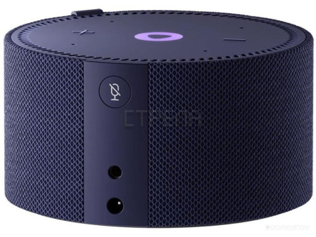 Умная колонка Яндекс Станция Мини 2 с часами (синий сапфир)