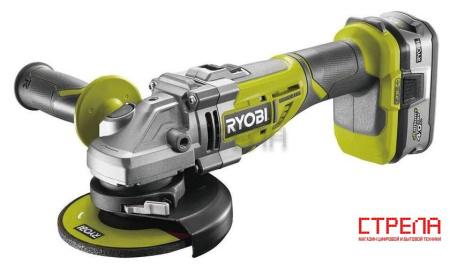 Угловая шлифмашина Ryobi R18AG7-140S (с 1-м АКБ)