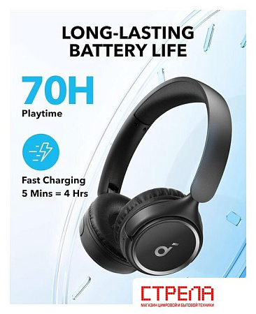 Наушники Anker Soundcore H30i (черный)