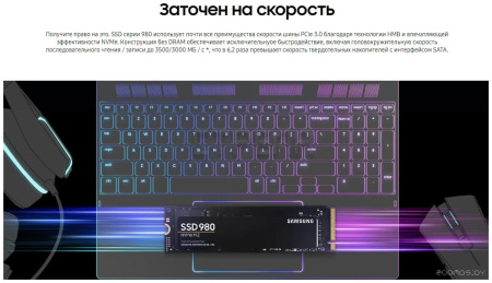 SSD Samsung 980 500GB MZ-V8V500BW