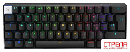 Клавиатура Logitech G Pro X 60 Lightspeed GL Tactile 920-011915 (черный, нет кириллицы)