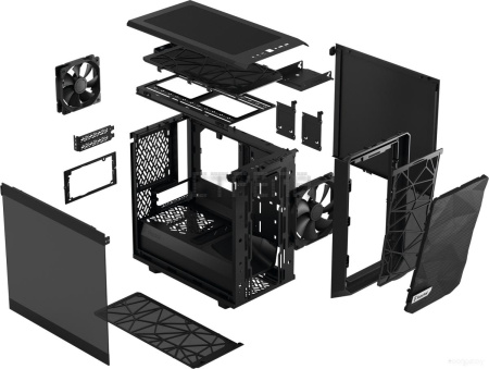 Корпус Fractal Design Meshify 2 Nano Black TG dark tint FD-C-MES2N-01