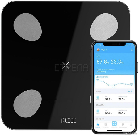 Напольные весы Picooc Mini Lite (черный)