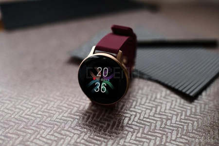 Умные часы Canyon Badian CNS-SW68RR (золотистый/бордовый)